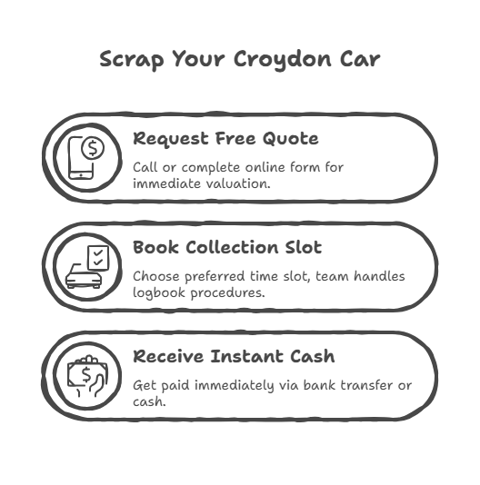 Scrap Your Harrow Croydon in 3 Easy Steps