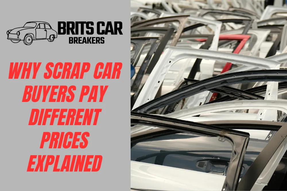Why Scrap Car Buyers Pay Different Prices Explained
